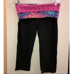 PINK crop yoga pants | M